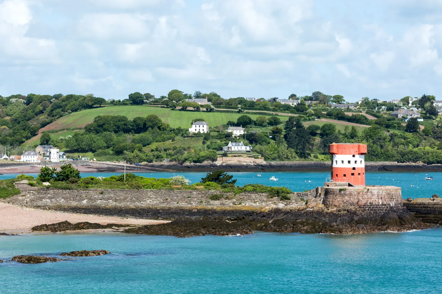 Archirondel Tower on Jersey's east coast