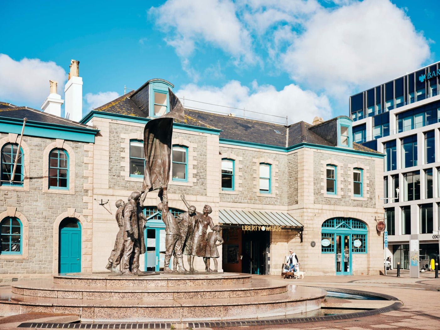 Liberation Square and Liberty Wharf, St Helier